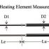 EQ1700 Φ6/12 Shank Space 50mm U Type Mosi2 Heating Elements By Same Technology With Kanthal 2