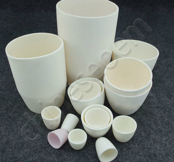 99% Alumina Ceramic Crucible Mini Cup Holder For Tube Muffle Furnace 1600°C Free Shipping Worldwide